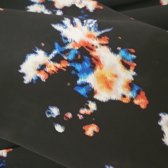 Beautiful Abstract Print Career Top 2xl Formal Party Work Artsy - Picture 8 of 11